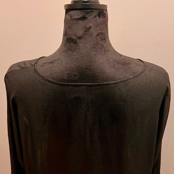 Mango Shimmering Black Blouse - Picture 5 of 7